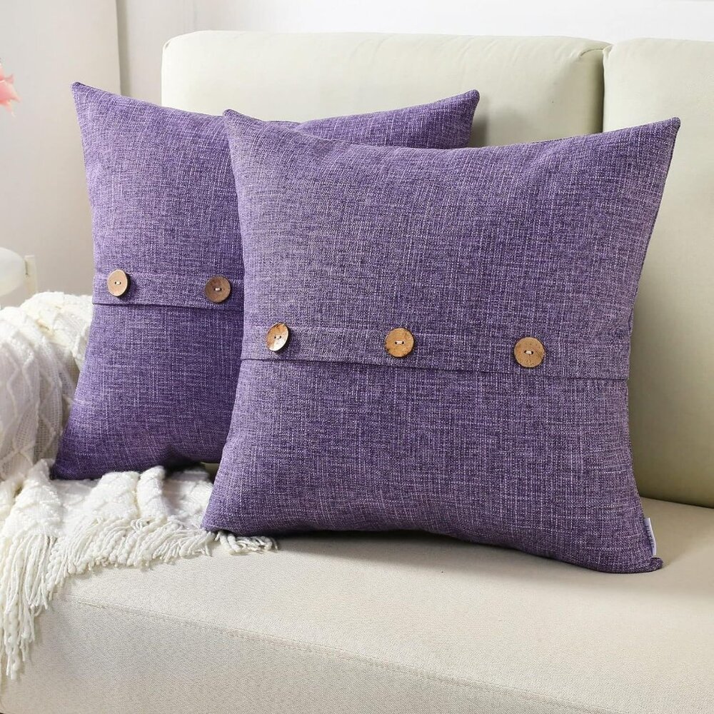 Throw Pillow Covers 20x20 Set of 2 Decorative Couch Pillow Case Cushion Cover